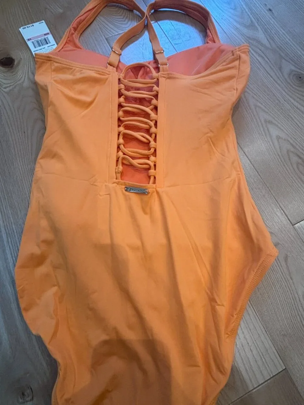Orange Michael Kors One-Piece Swimsuit | Women's 10 NWT